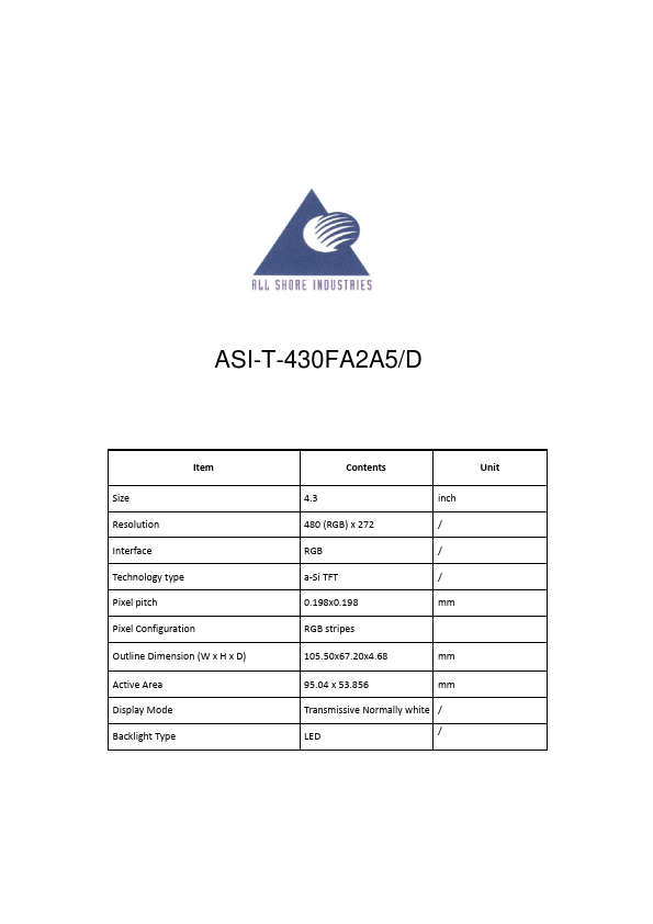 ASI-T-430FA2A5-D