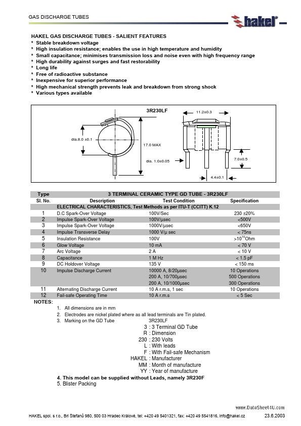 3R230LF