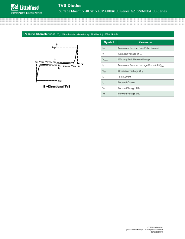 1SMA10CAT3G