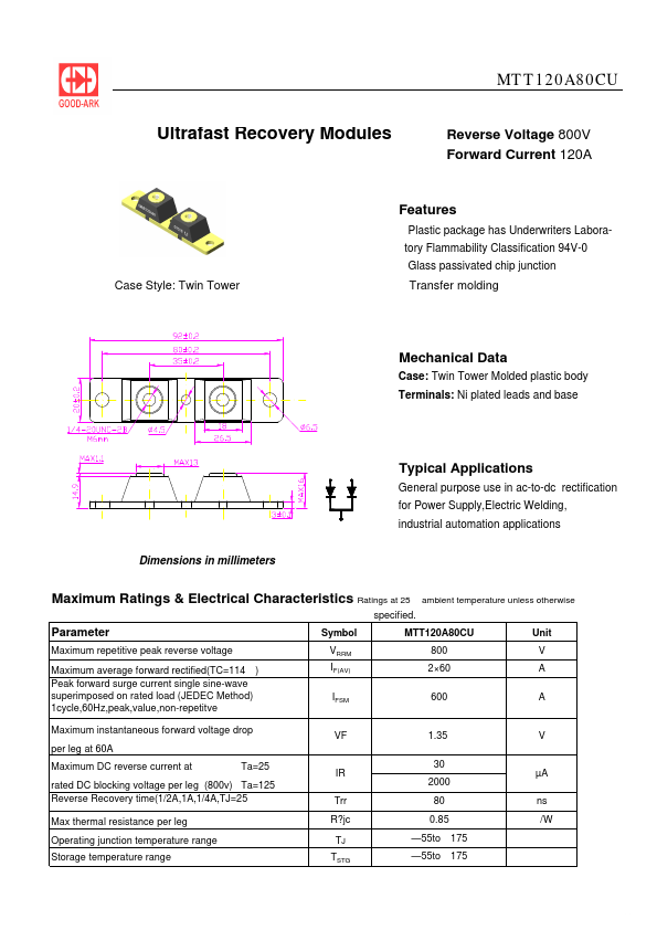 MTT120A80CU