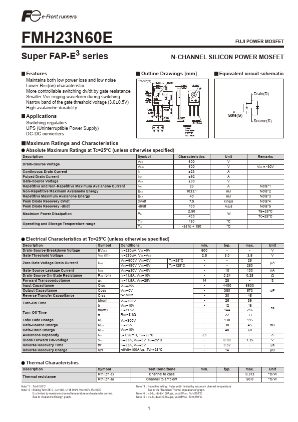 FMH23N60E