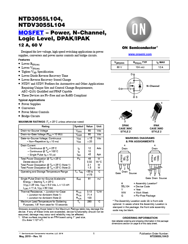 NTDV3055L104