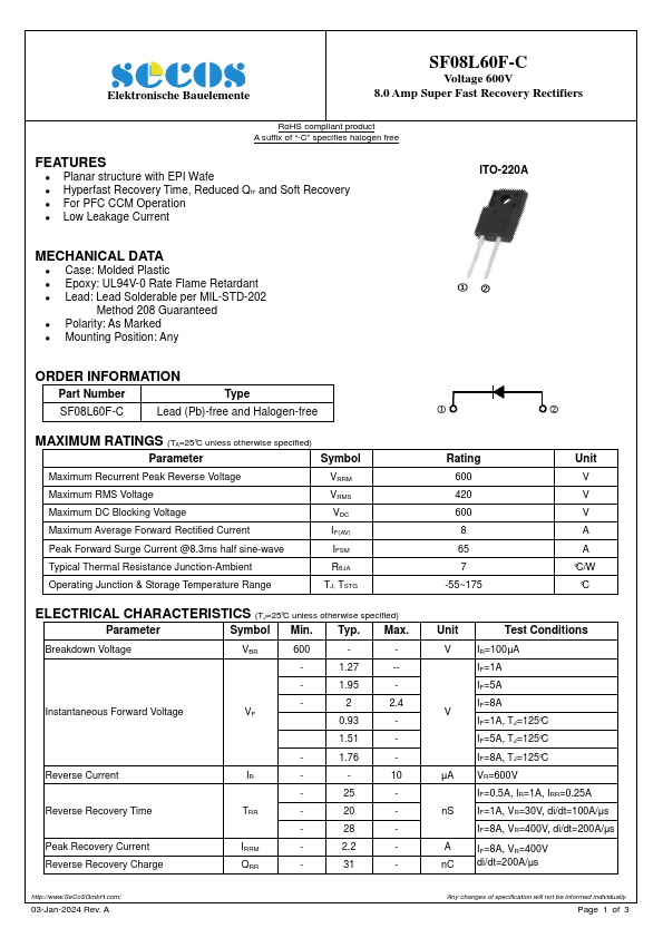 SF08L60F-C