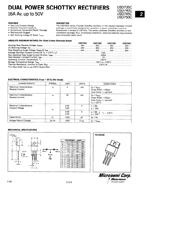 USD740C