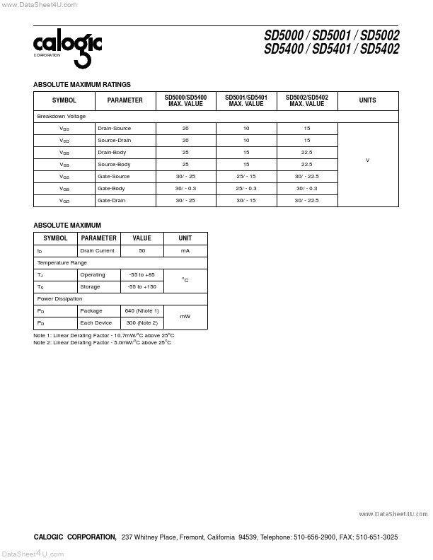 SD5401