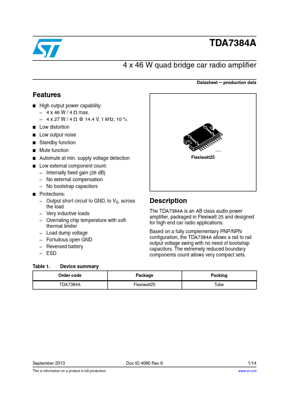 TDA7384A