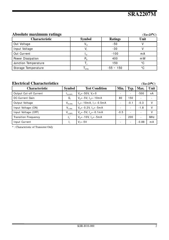 SRA2207M