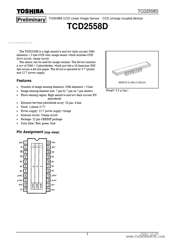 TCD2558D