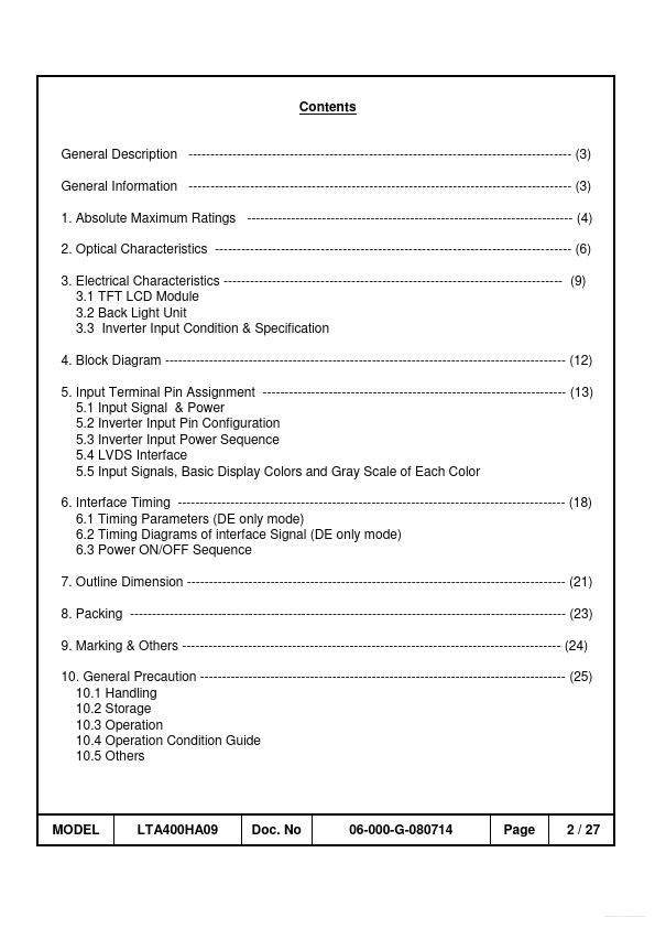 LTA400HA09