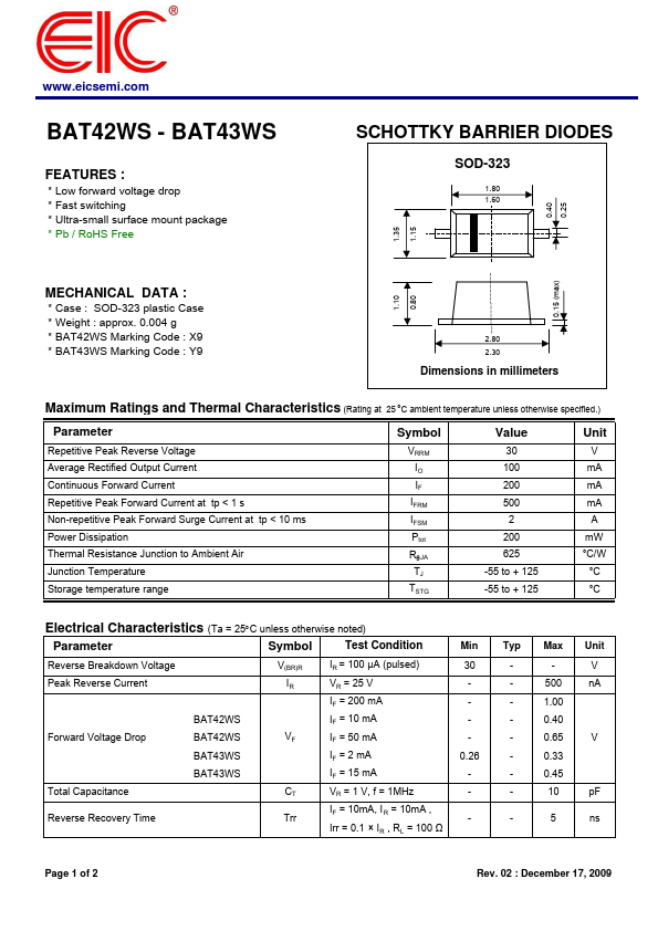 BAT42WS