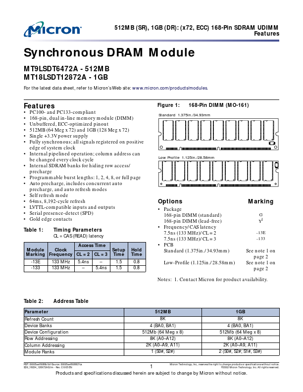 MT9LSDT6472A