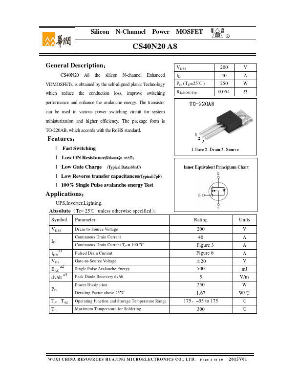 CS40N20A8