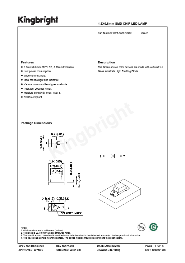 KPT-1608CGCK