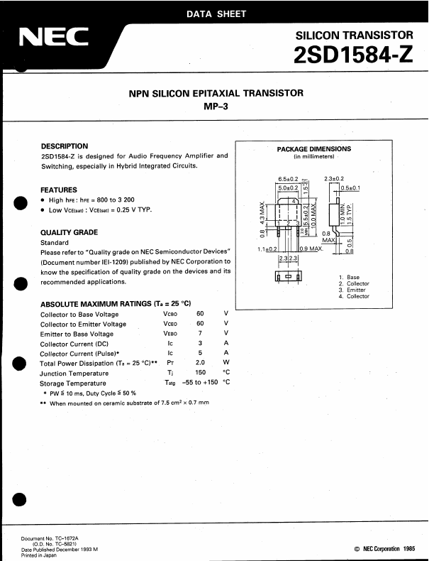 2SD1584-Z