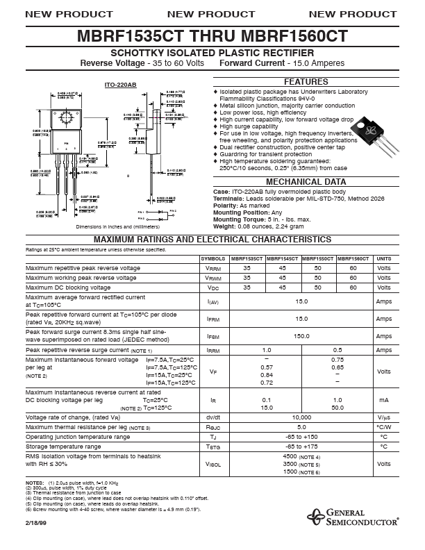 MBRF1535CT