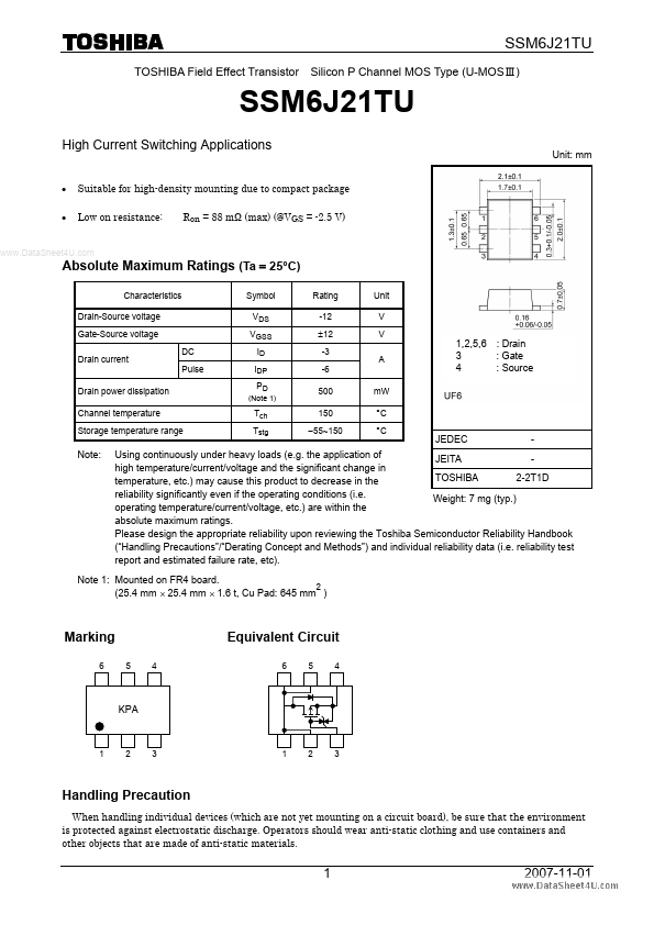 SSM6J21TU