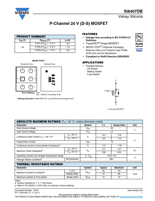 Si8407DB