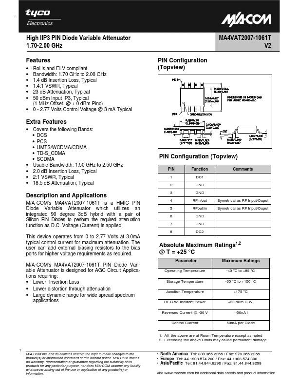 MA4VAT2007-1061T