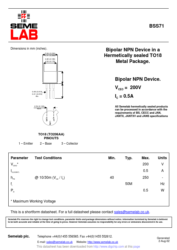 BSS71