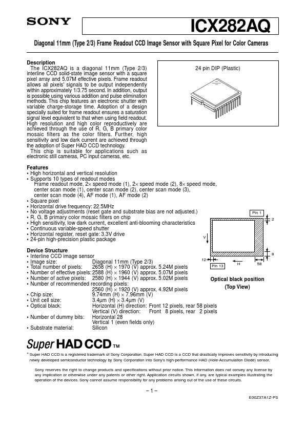 ICX282AQ