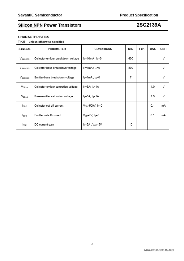 2SC2139A