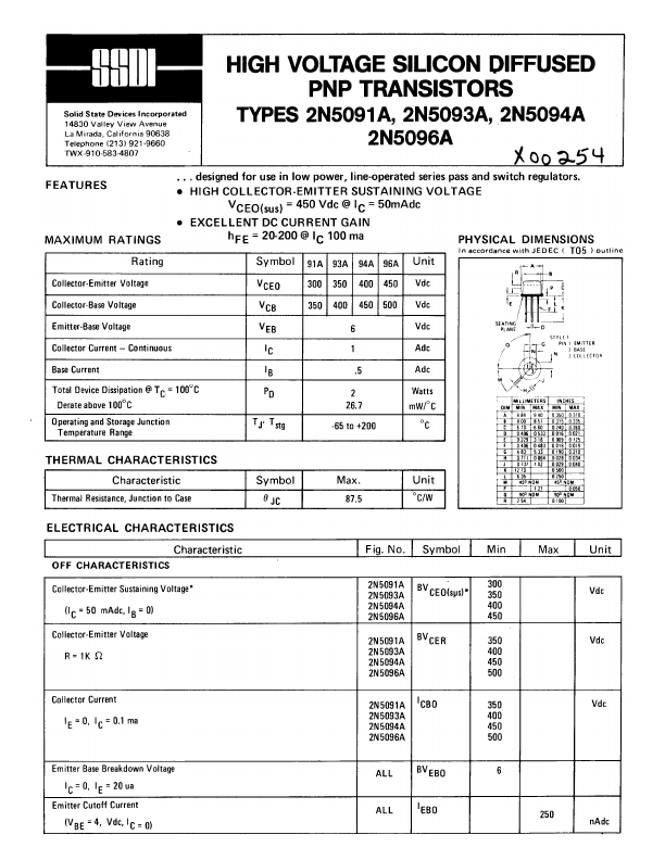 2N5094A