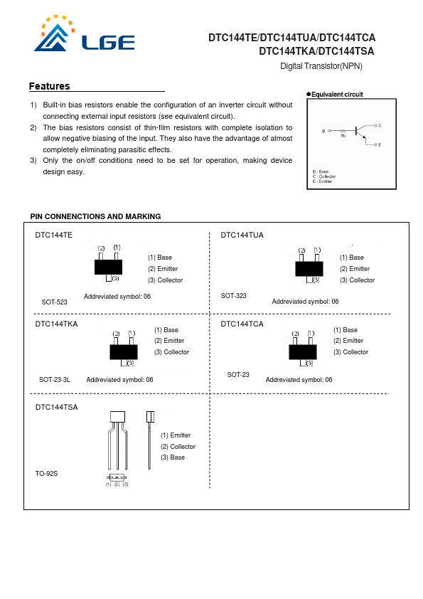 DTC144TCA