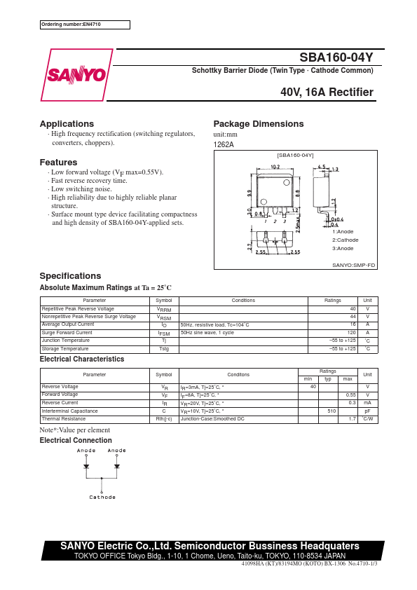 SBA160-04Y