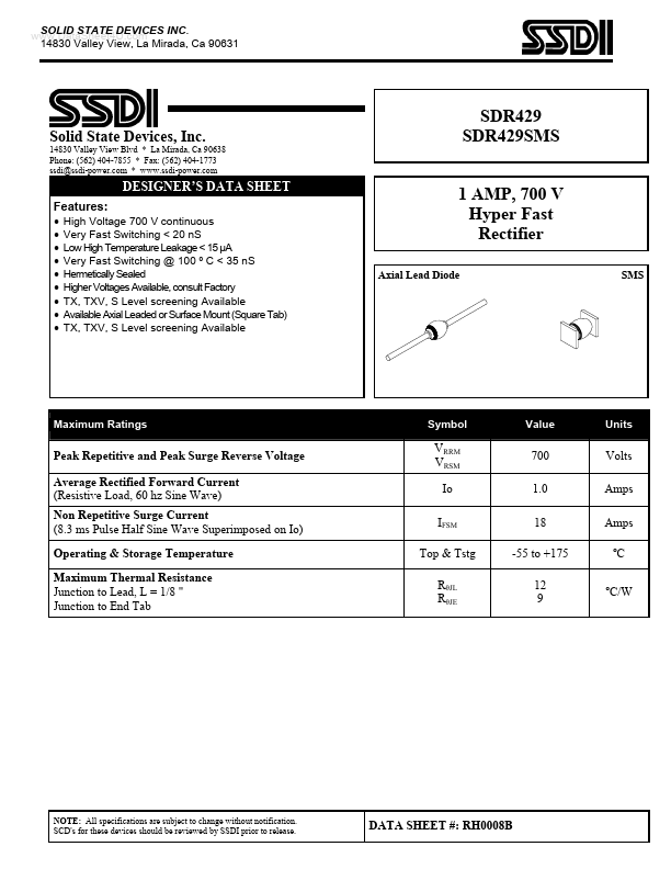 SDR429SMS