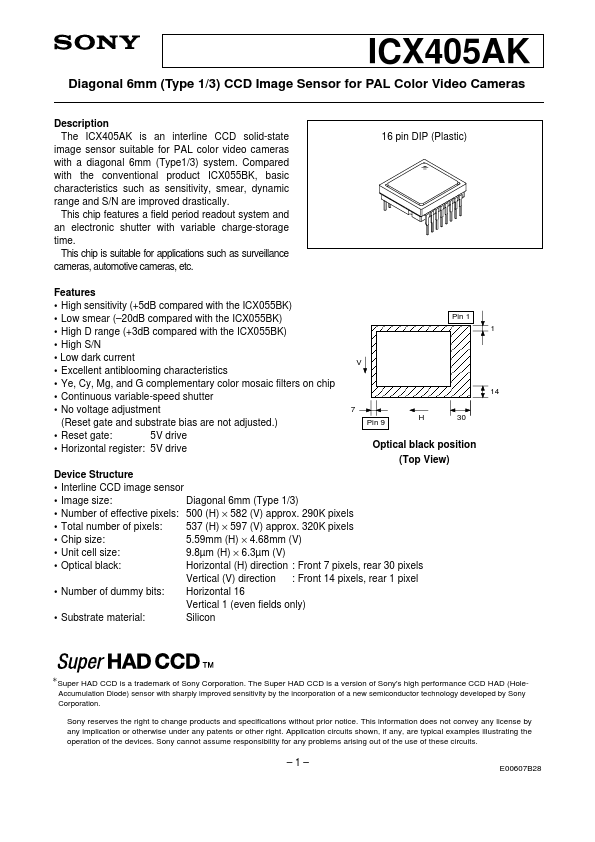 ICX405AK