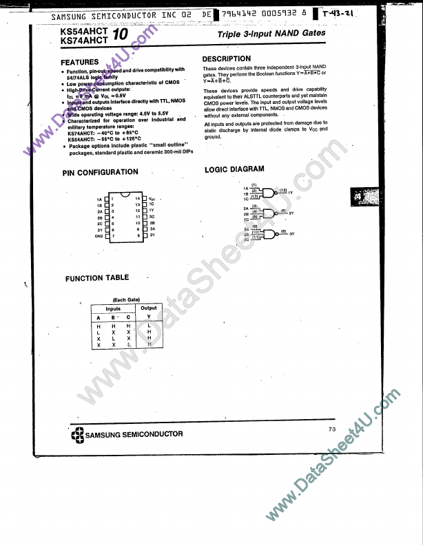 KS74AHCT10