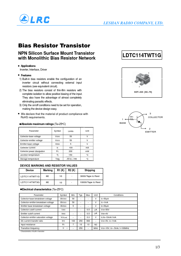 LDTC114TWT3G