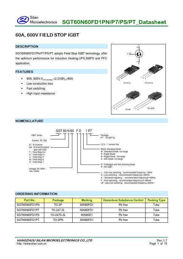 SGT60N60FD1