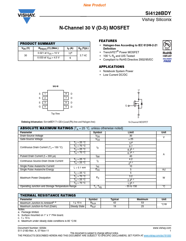 SI4128BDY