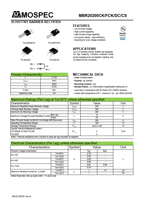 MBR20200CS