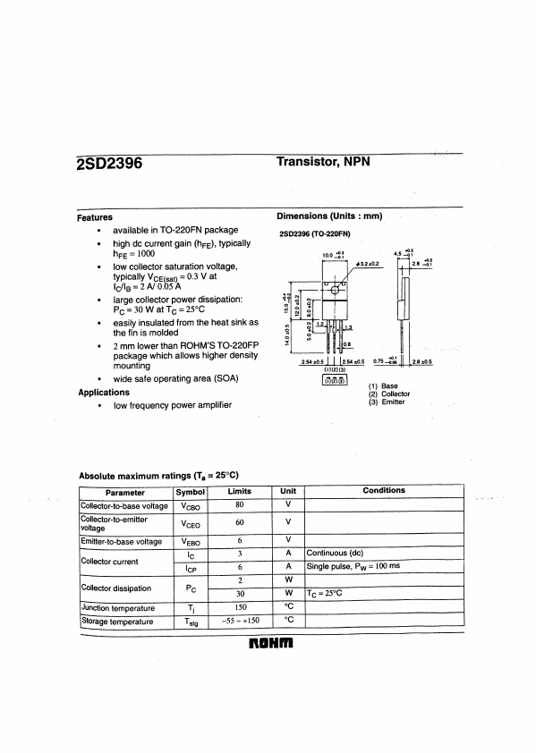 2SD2396