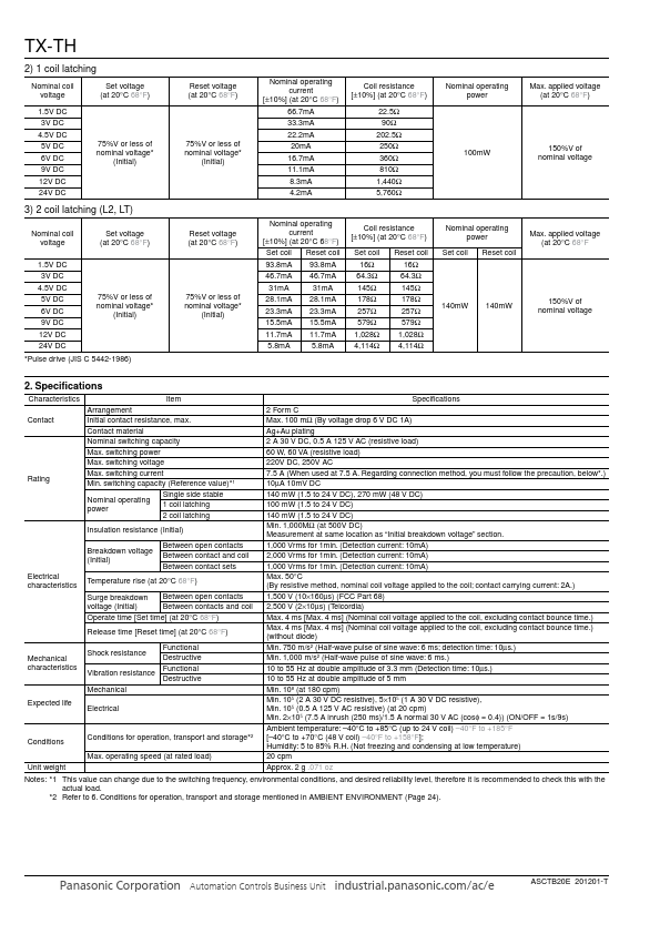 TX2SS-L-6V-TH