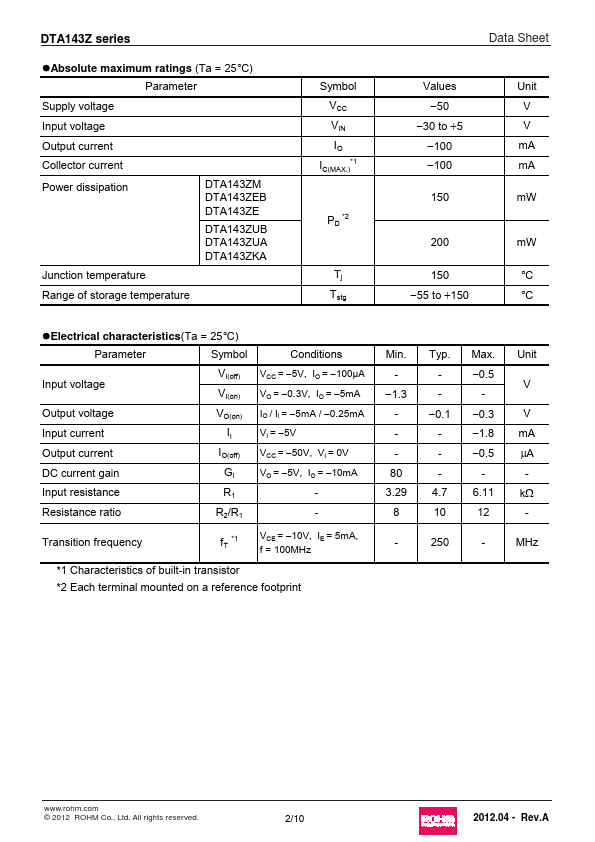 DTA143ZKA