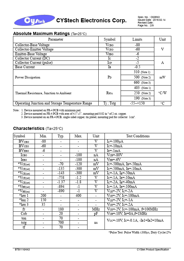 BTB1116AN3