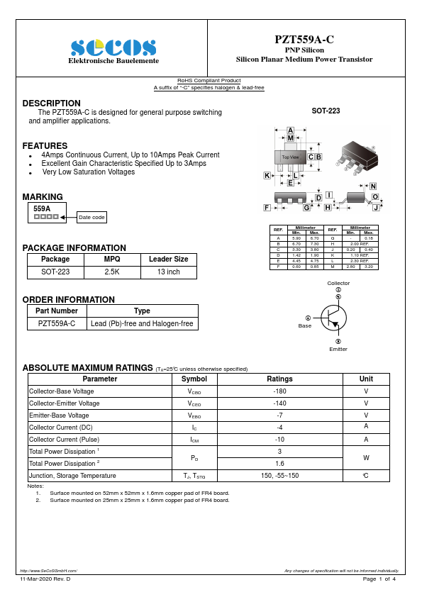 PZT559A-C