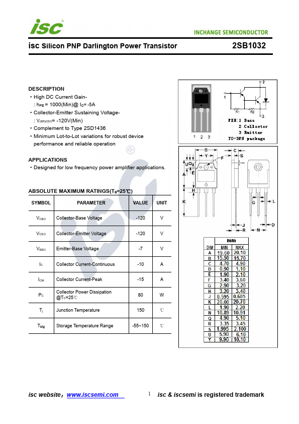 2SB1032