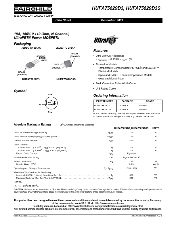 HUFA75829D3S