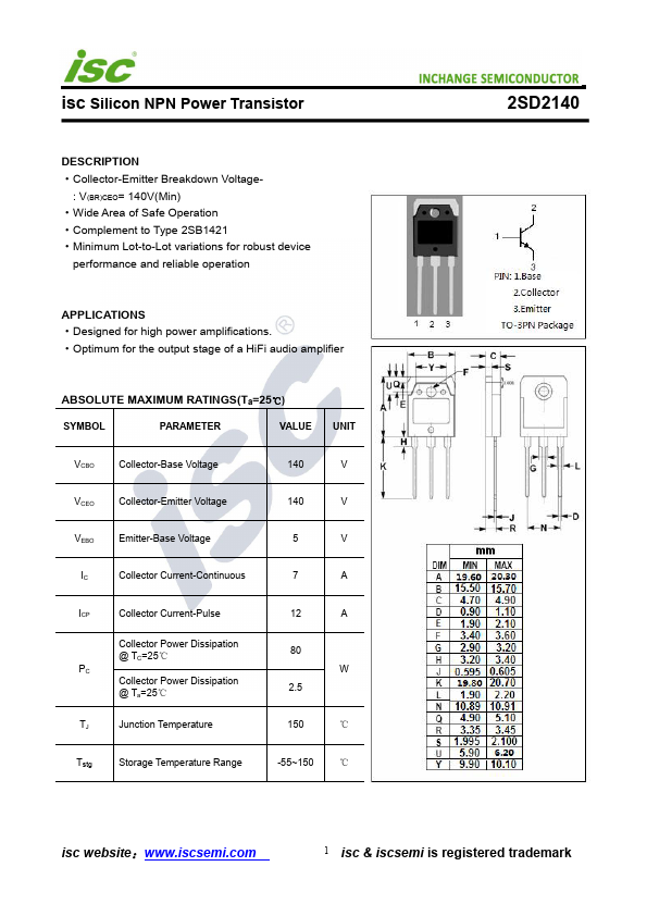 2SD2140