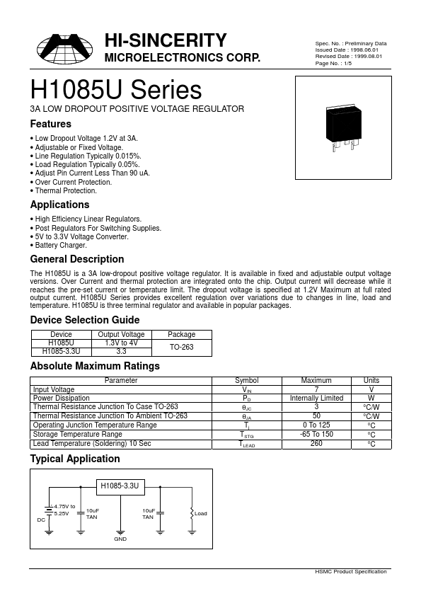 H1085-3.3U