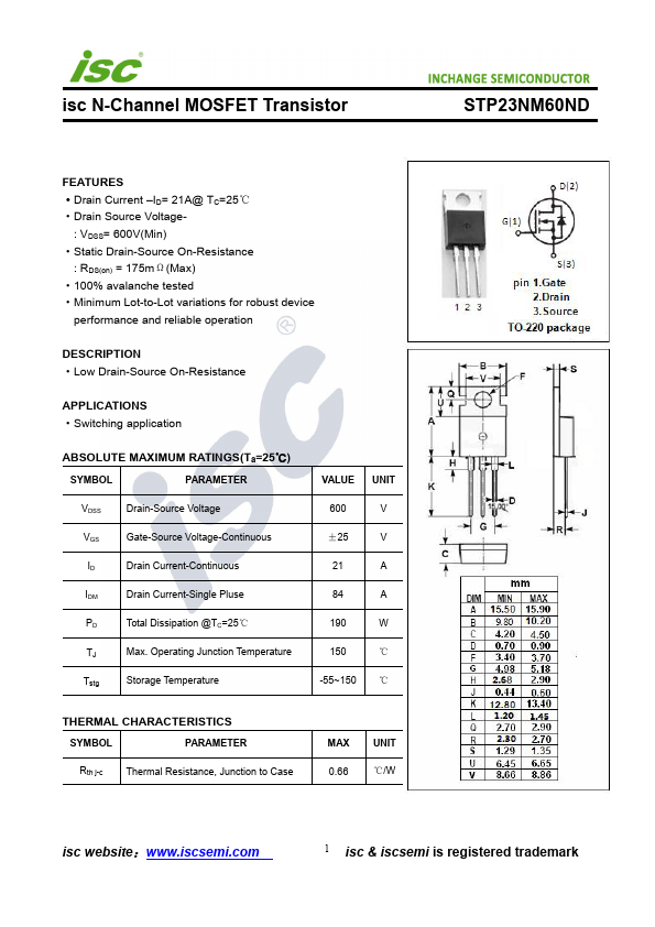 STP23NM60ND