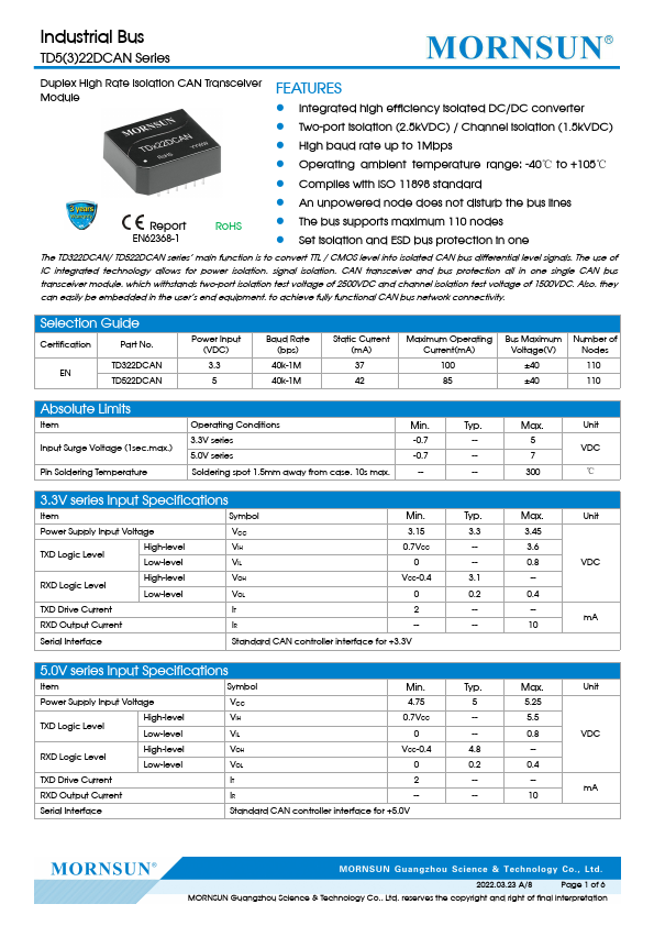 TD322DCAN