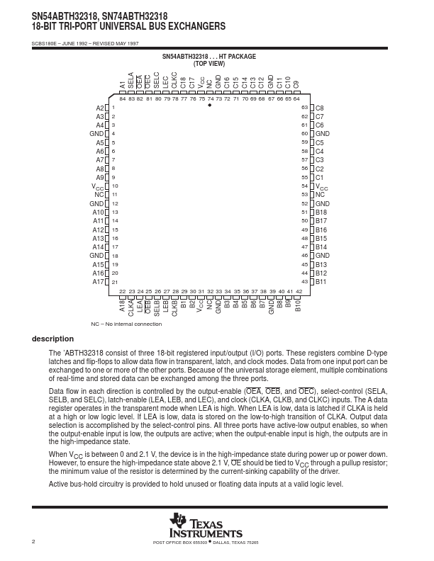 SN74ABTH32318