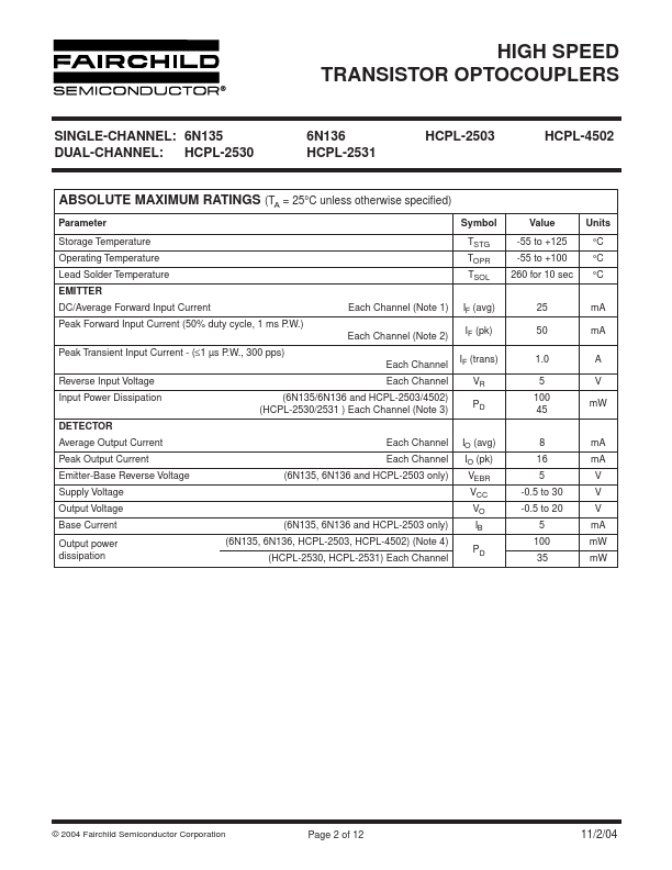 HCPL-2530