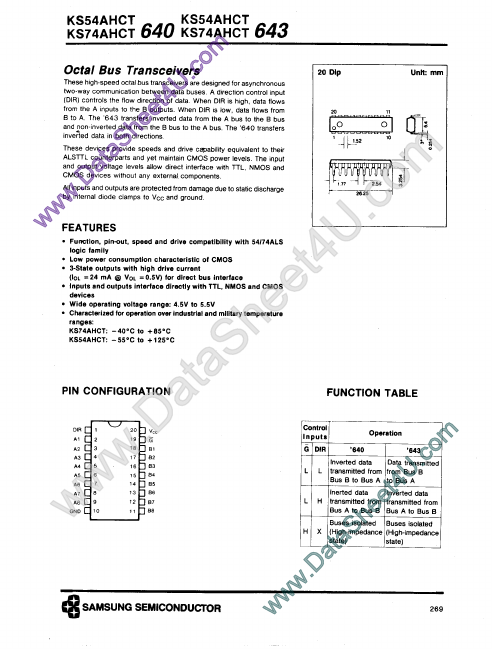 KS74AHCT643