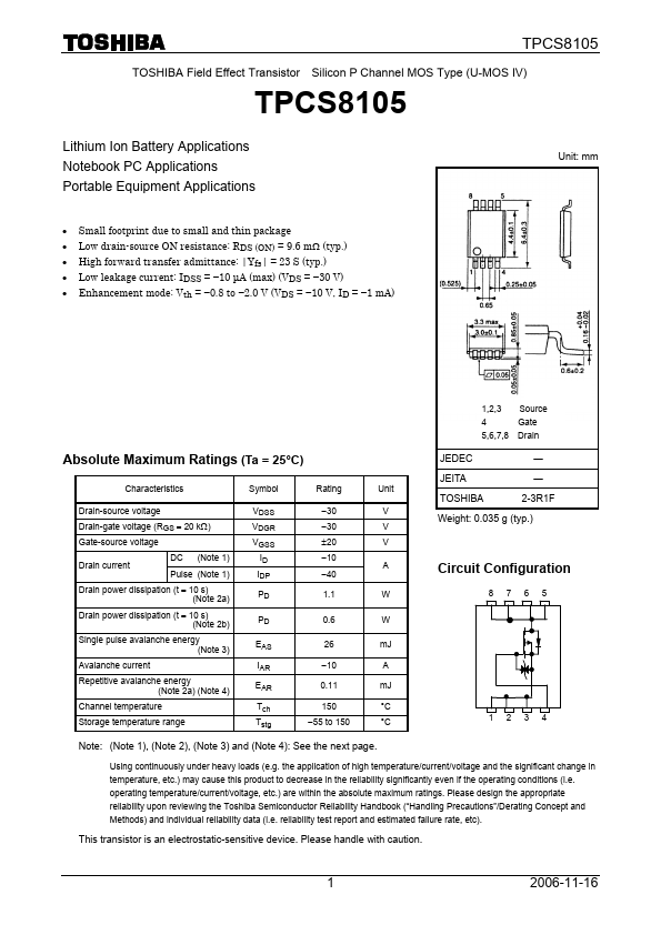 TPCS8105